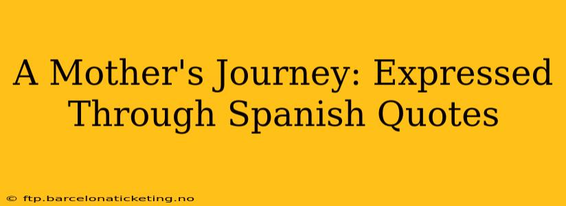A Mother's Journey: Expressed Through Spanish Quotes
