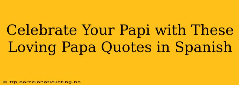 Celebrate Your Papi with These Loving Papa Quotes in Spanish