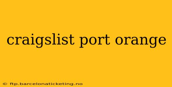 craigslist port orange