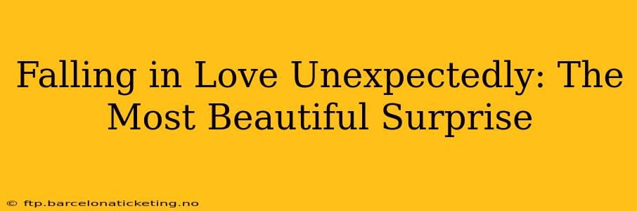 Falling in Love Unexpectedly: The Most Beautiful Surprise