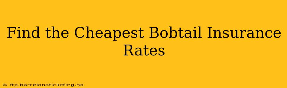 Find the Cheapest Bobtail Insurance Rates
