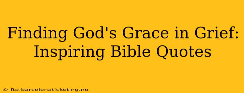 Finding God's Grace in Grief:  Inspiring Bible Quotes
