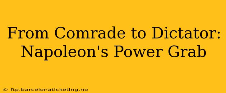 From Comrade to Dictator: Napoleon's Power Grab