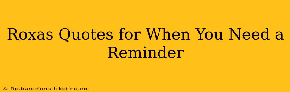 Roxas Quotes for When You Need a Reminder