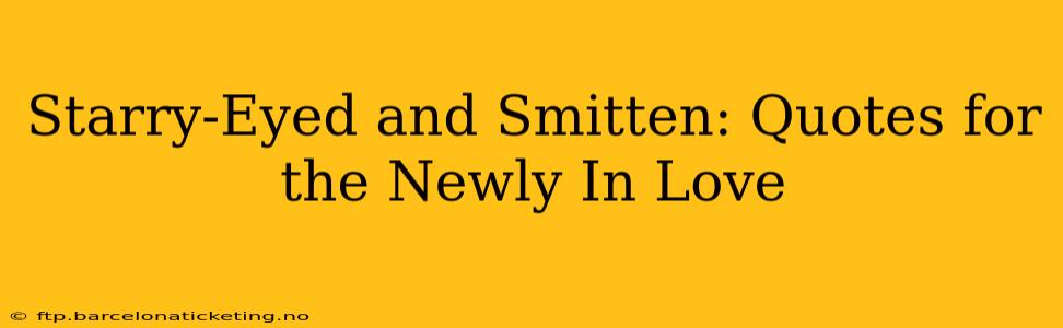 Starry-Eyed and Smitten: Quotes for the Newly In Love