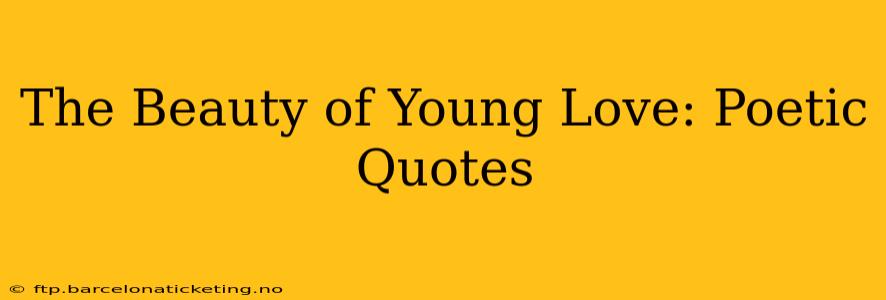 The Beauty of Young Love: Poetic Quotes