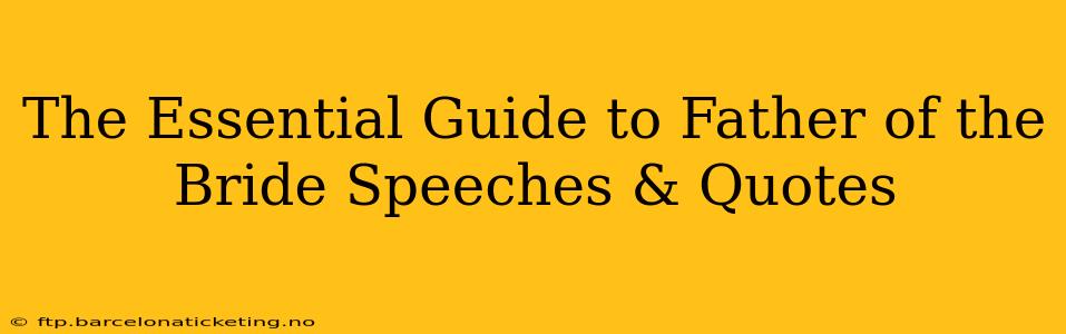 The Essential Guide to Father of the Bride Speeches & Quotes