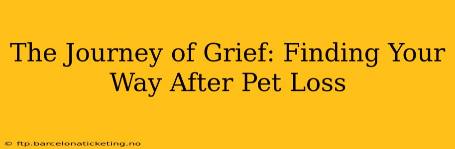 The Journey of Grief: Finding Your Way After Pet Loss
