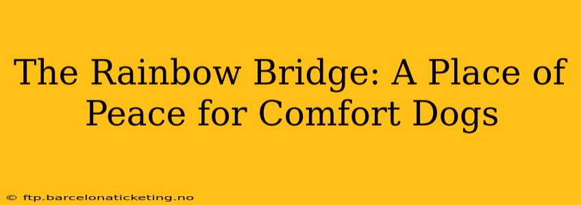 The Rainbow Bridge: A Place of Peace for Comfort Dogs